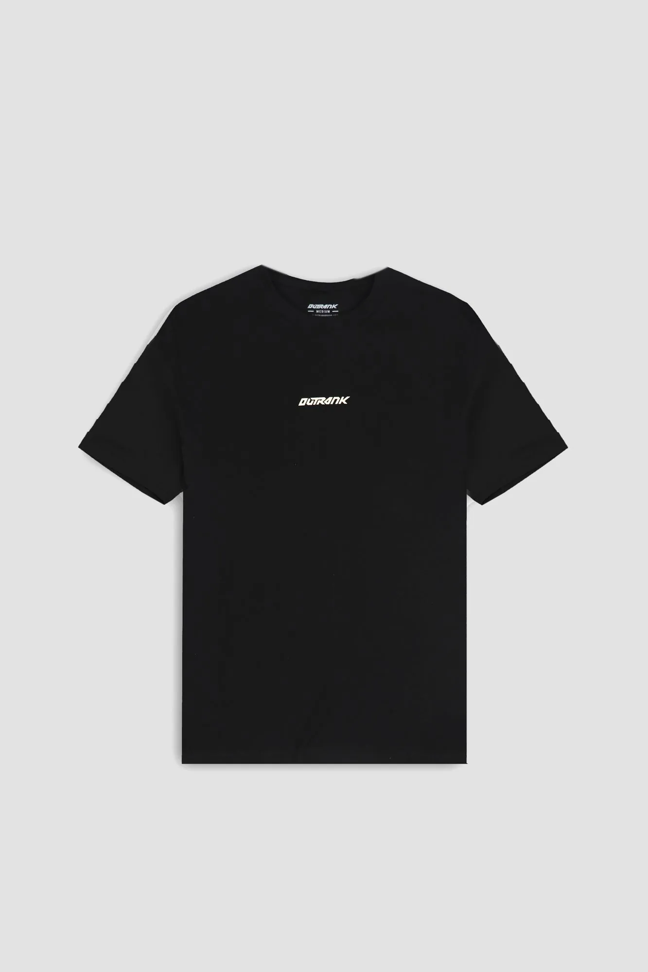 Everyday Flock Print T-Shirt- Black