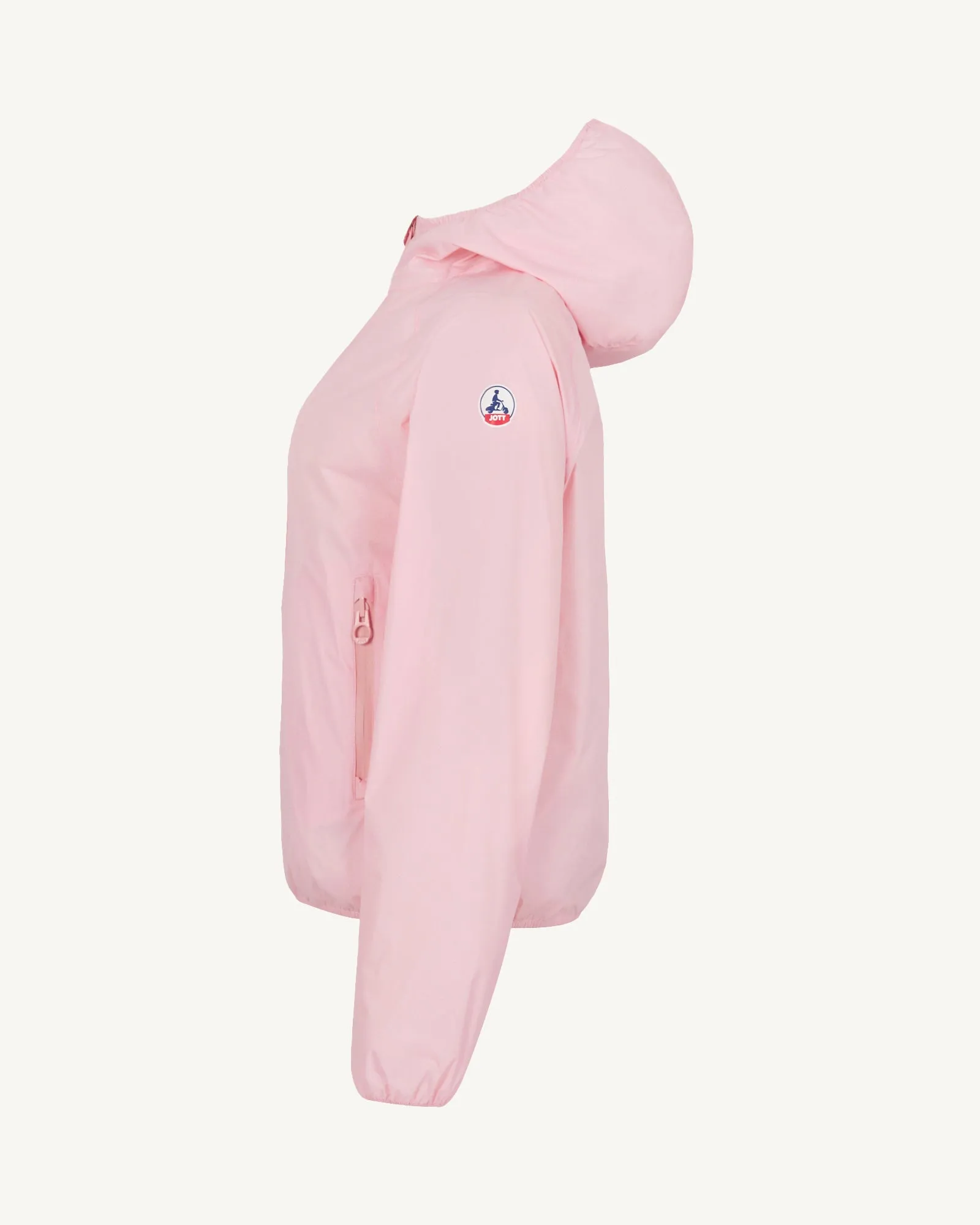 Feroe packable waterproof jacket Peach pink