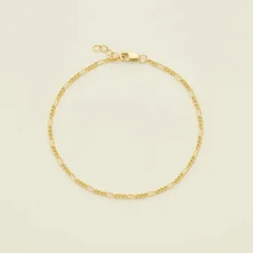 Figaro Chain Bracelet