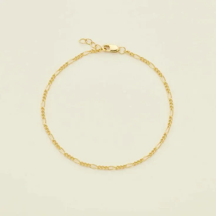 Figaro Chain Bracelet