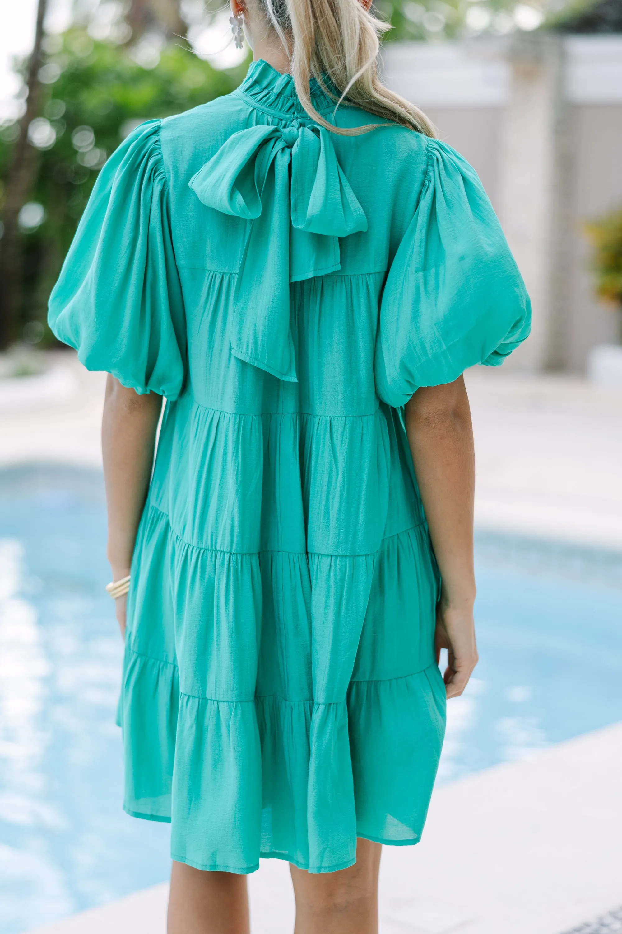 Filled WIth Joy Jade Green Baydoll Dress