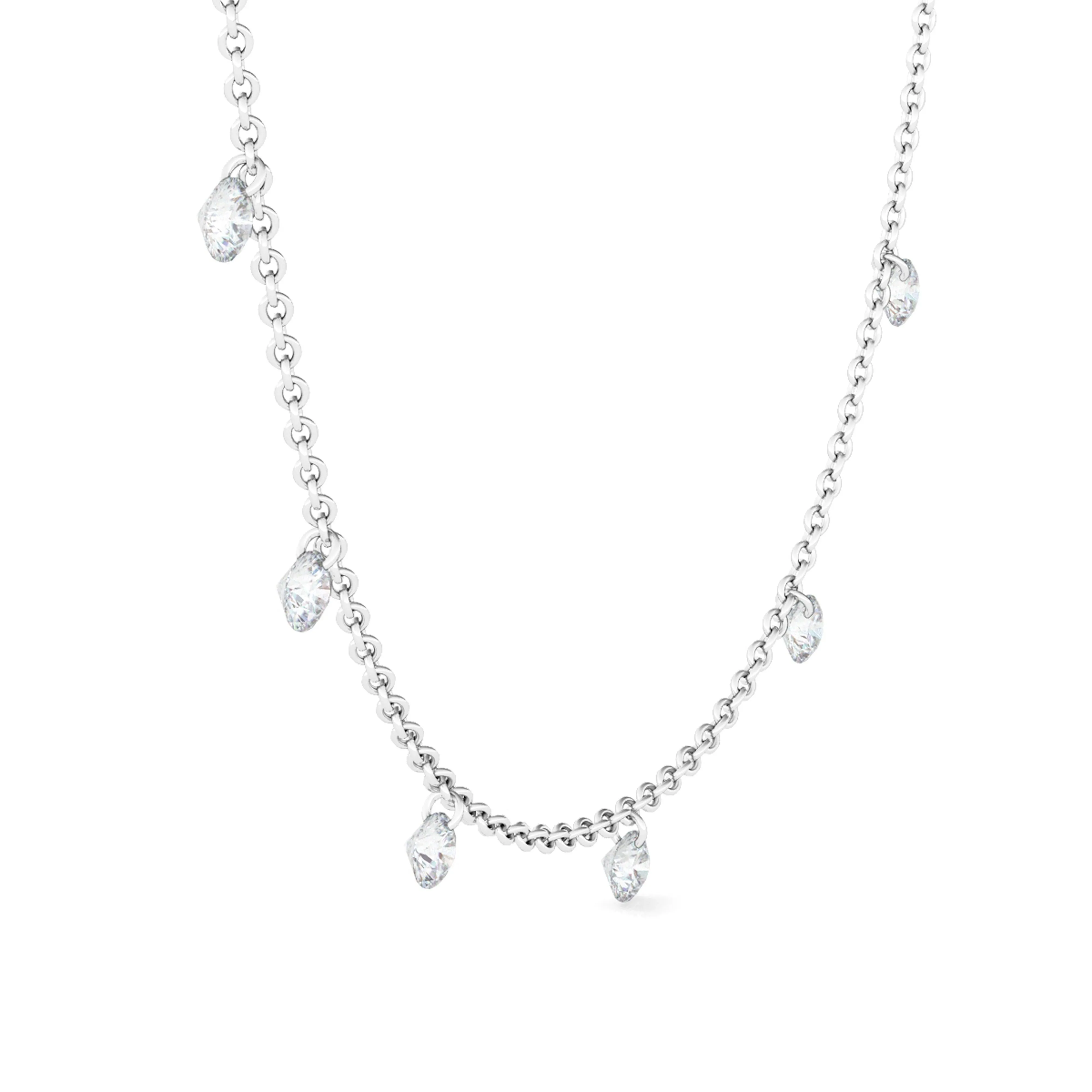 Floating Diamond Necklace