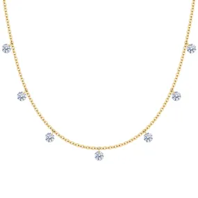 Floating Diamond Necklace