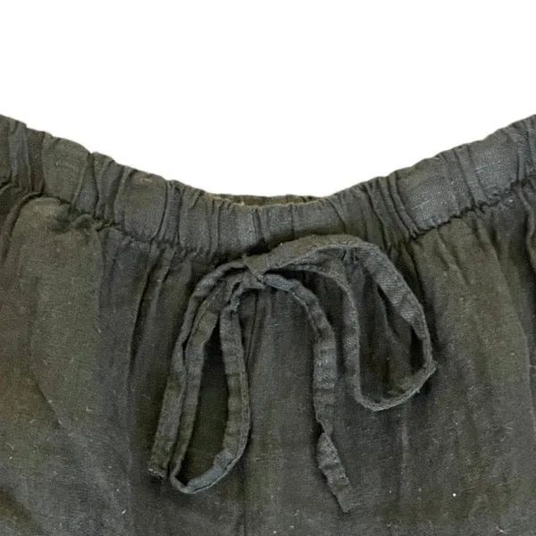 Frayed Bottom Linen Pant