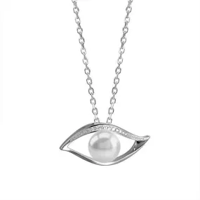 Freshwater Pearl Eye of the Sea Pendant