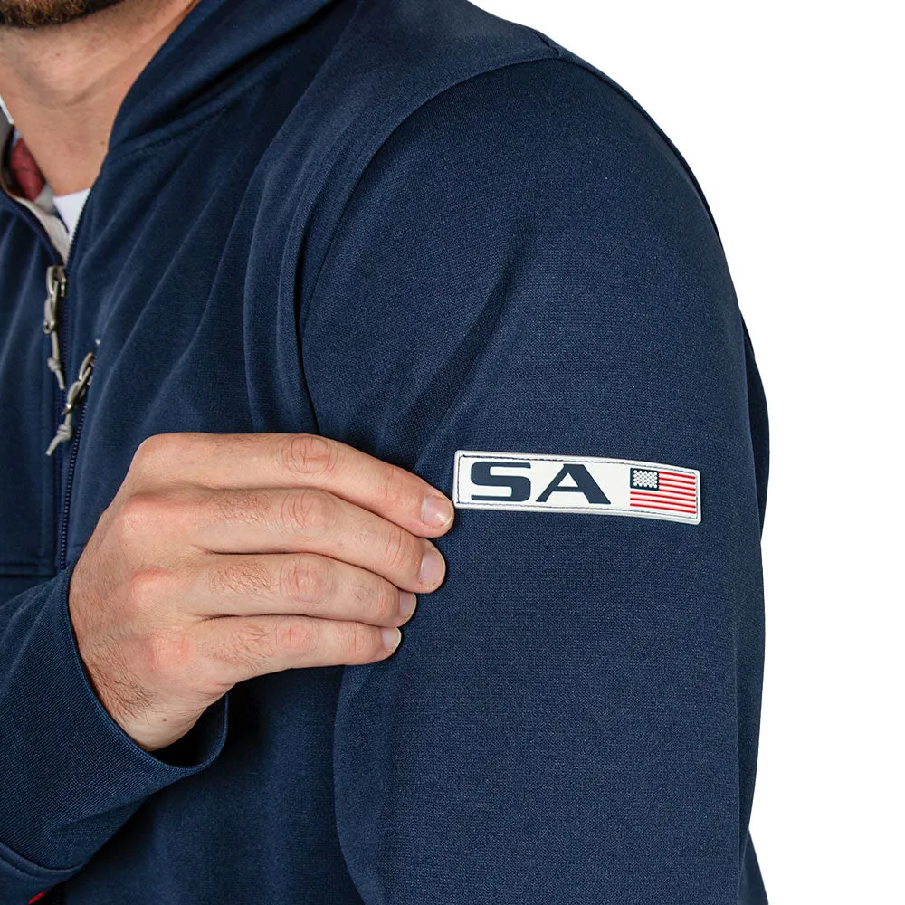 Full Zip Performance Hoodie | American Flag