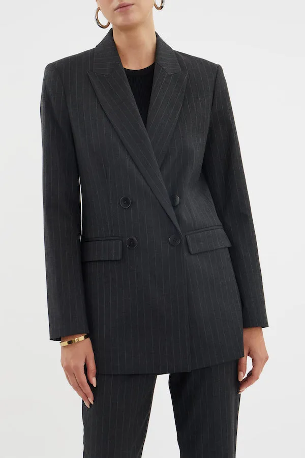 Gilles Blazer Charcoal