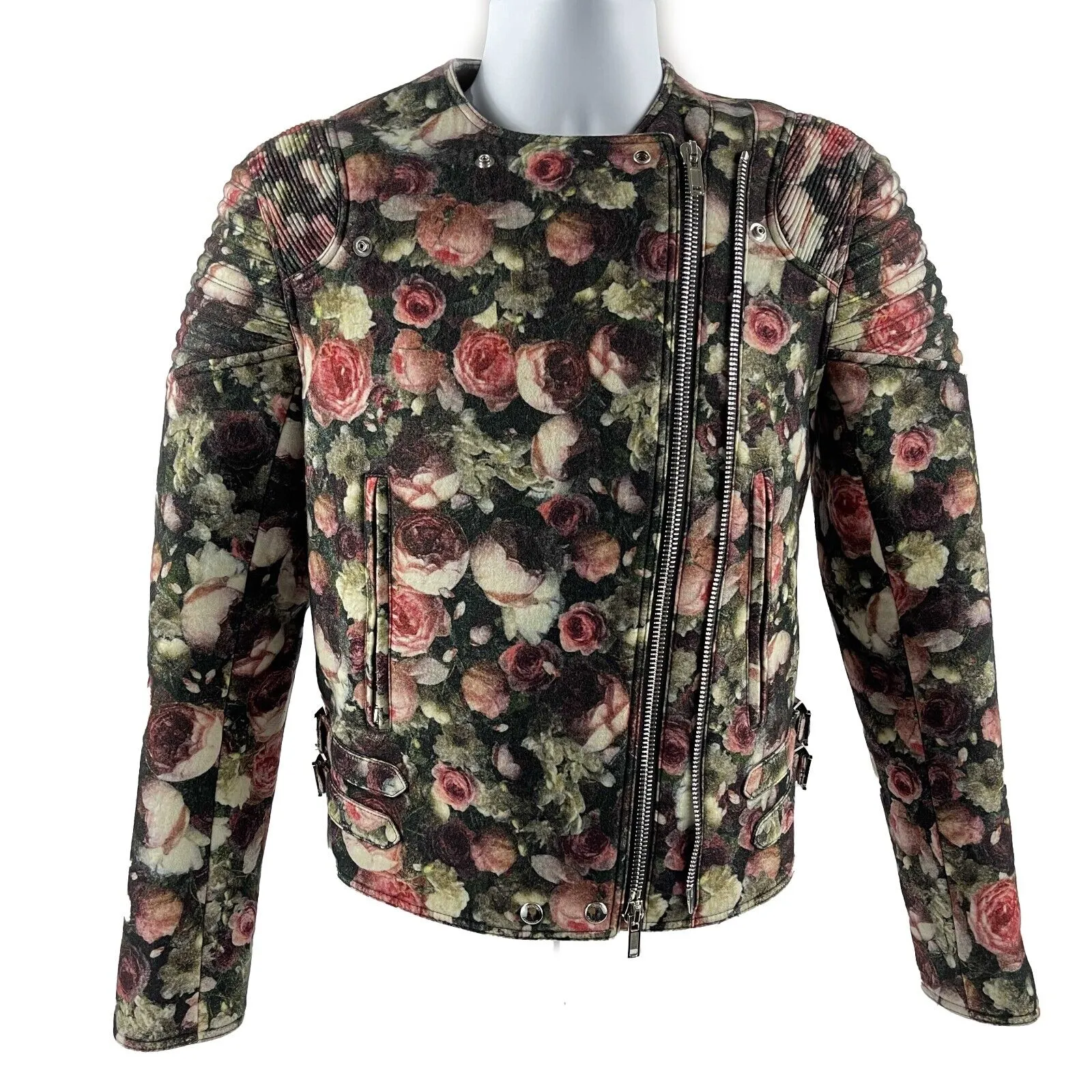 Givenchy - Pristine - Floral Wool Bomber / Silver Hardware - 36 - US S - Jacket