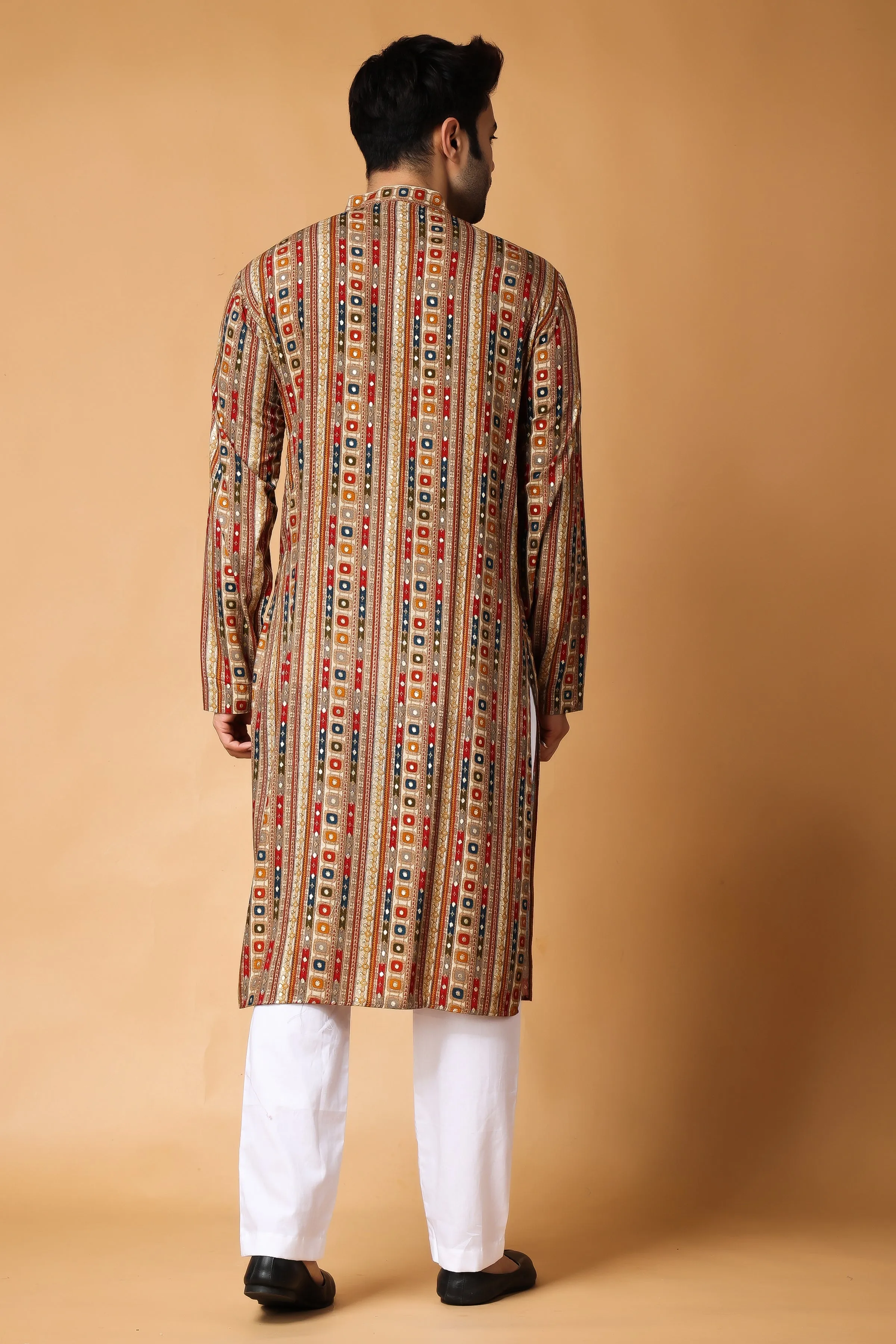 Golden Sands Printed Kurta