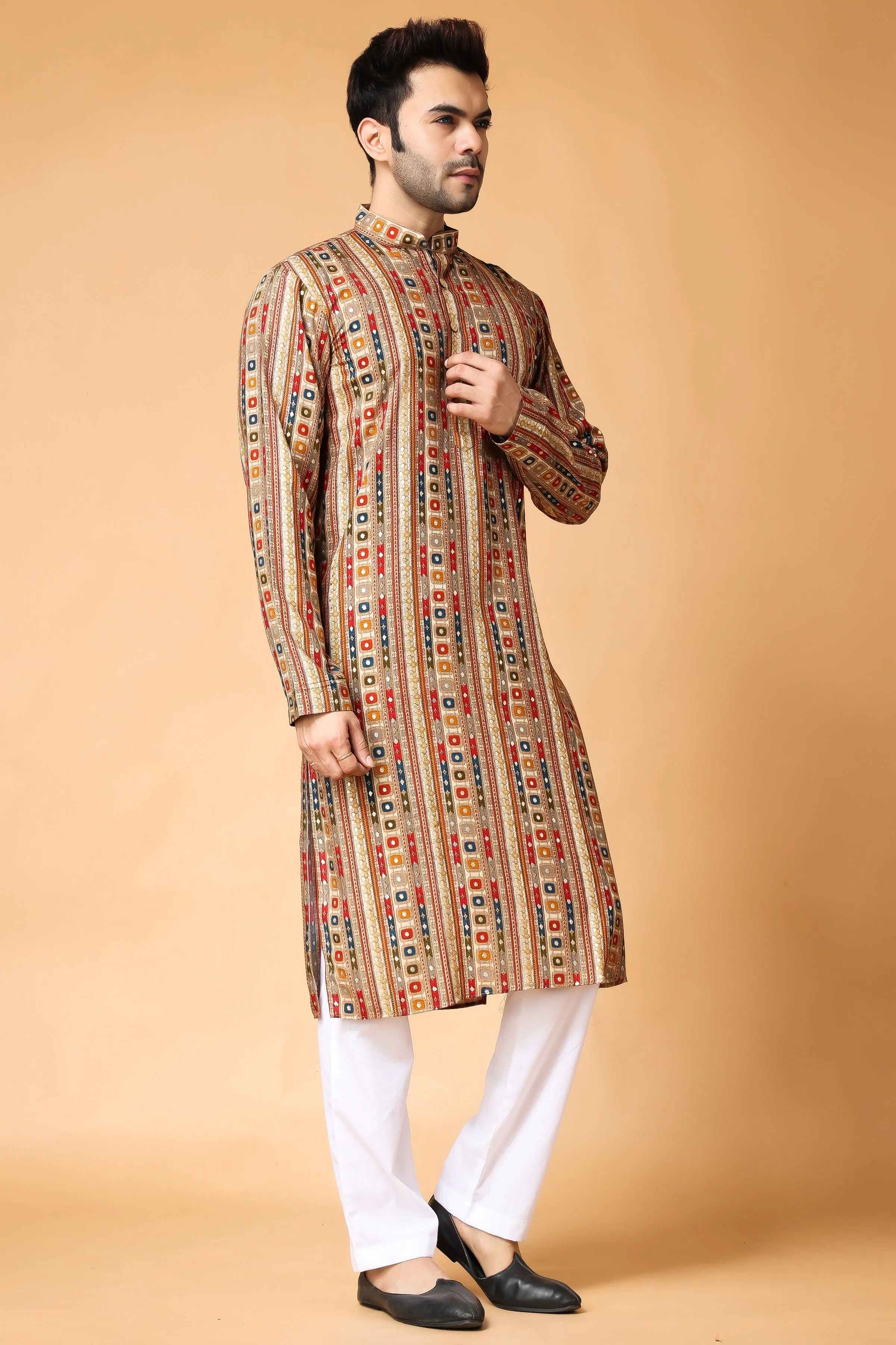 Golden Sands Printed Kurta