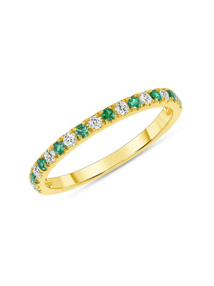 Gracie Ring Emerald 14K