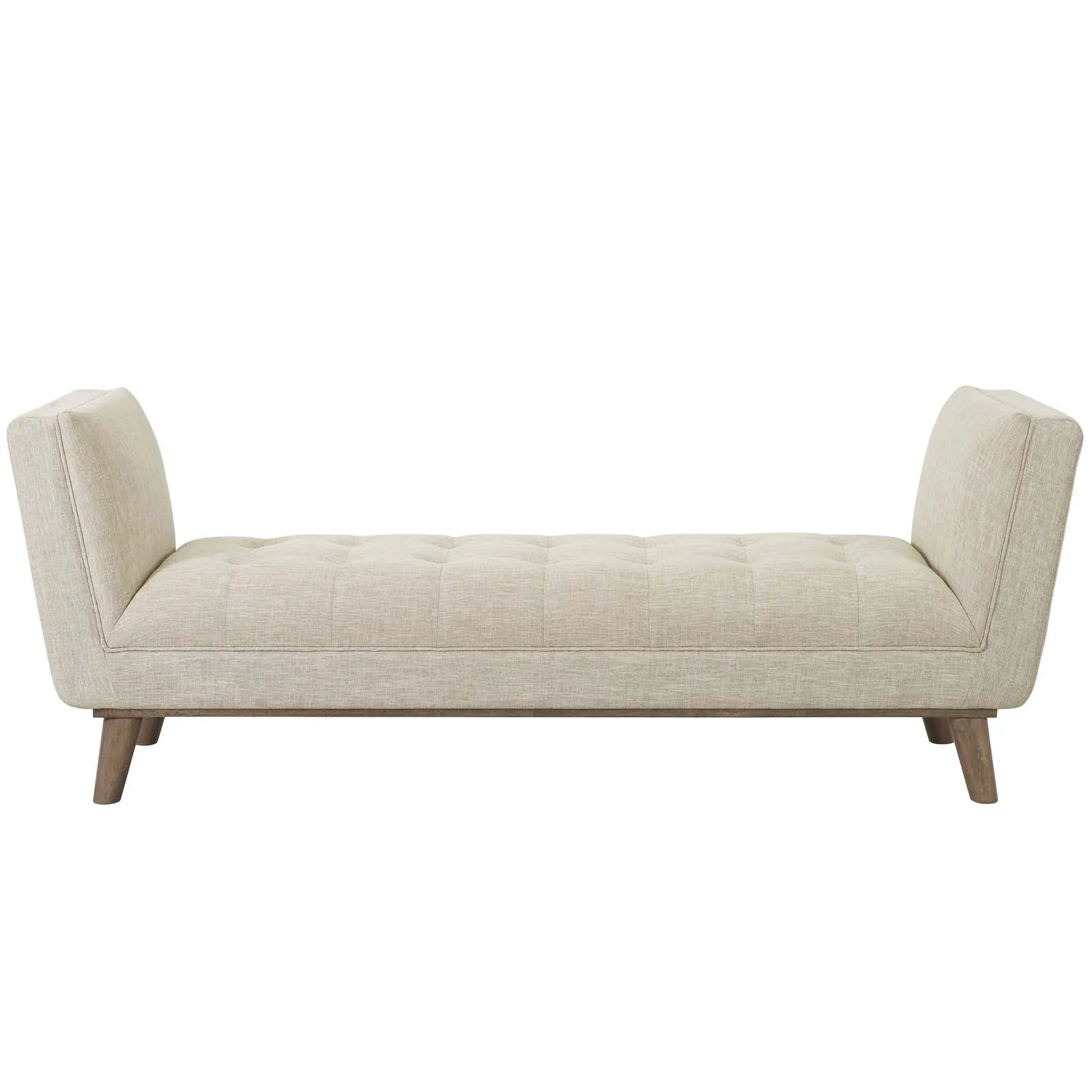 Haven Tufted Button Upholstered Fabric Accent Bench