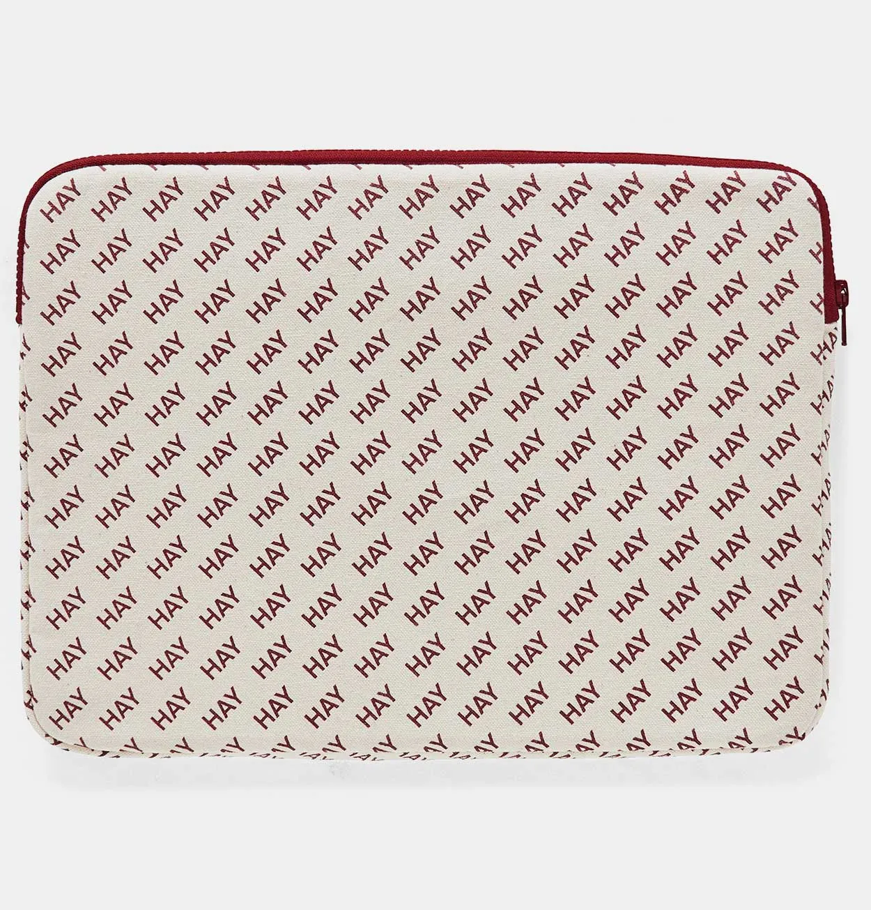 HAY Logo Laptop Cover in Burgundy