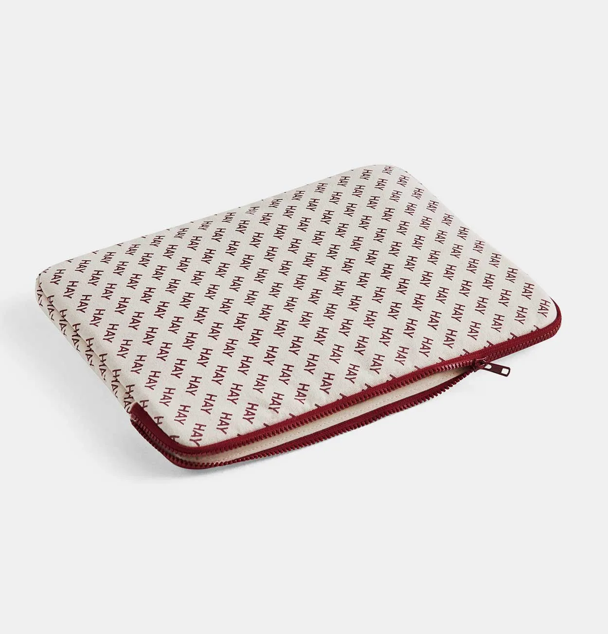 HAY Logo Laptop Cover in Burgundy