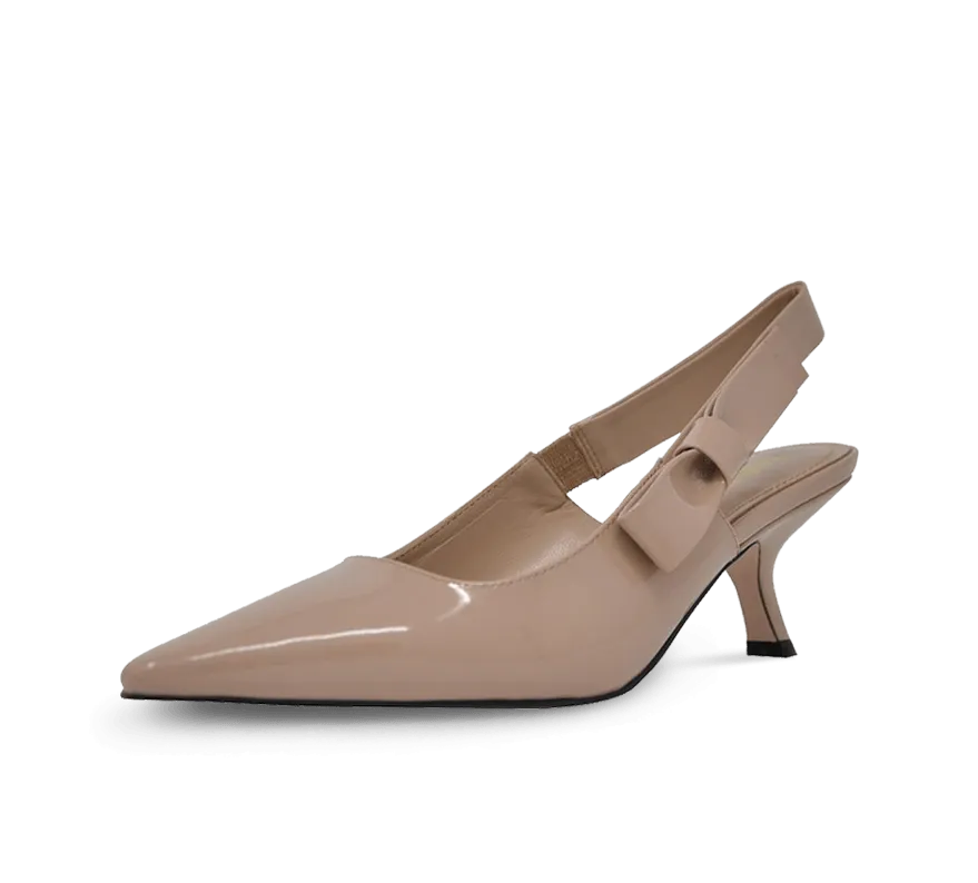 Helena Kitten Heel Slingbacks