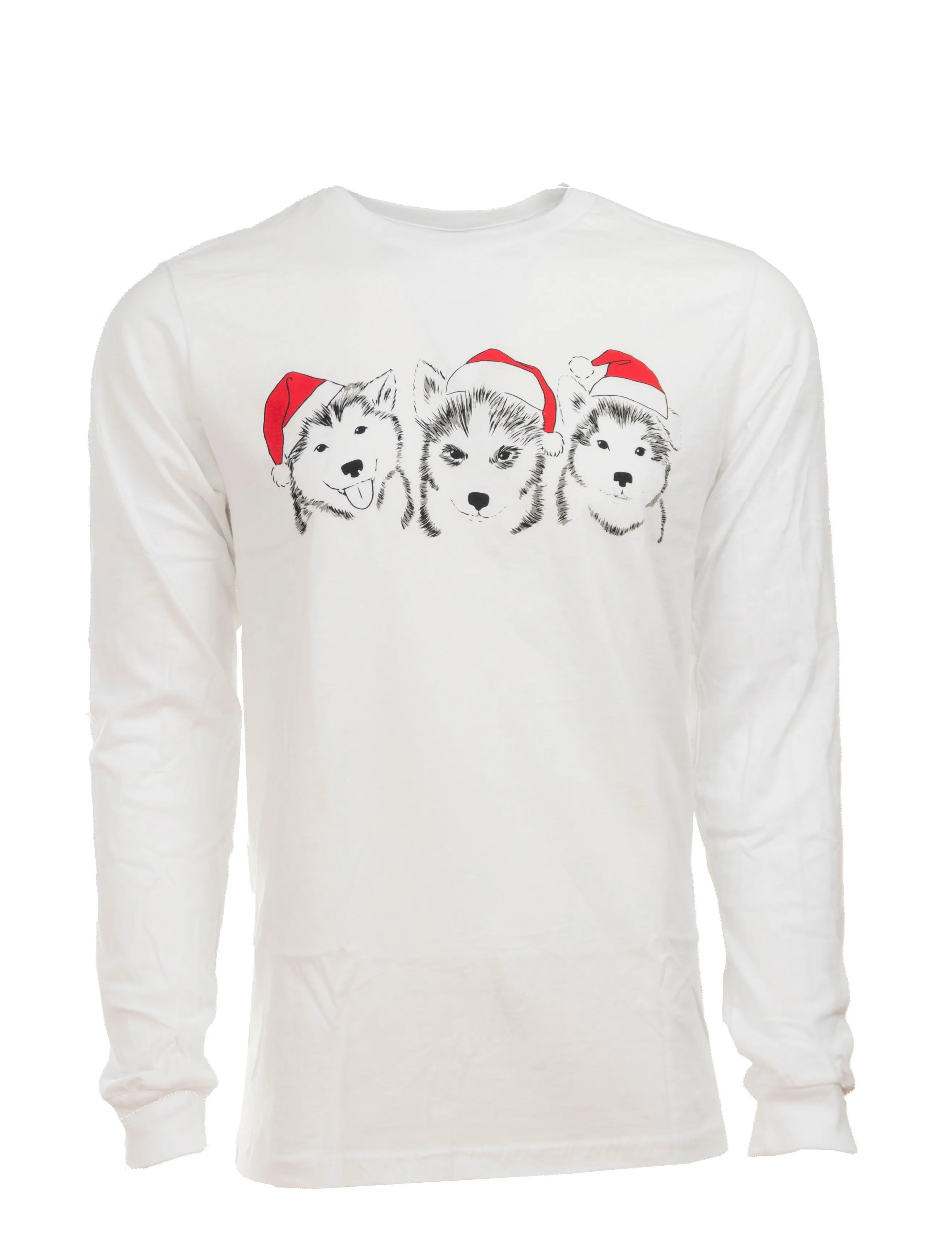 Holiday Huskies Long Sleeve Tee - Unisex