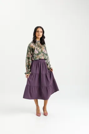 Homelee Lexi Skirt - Plum