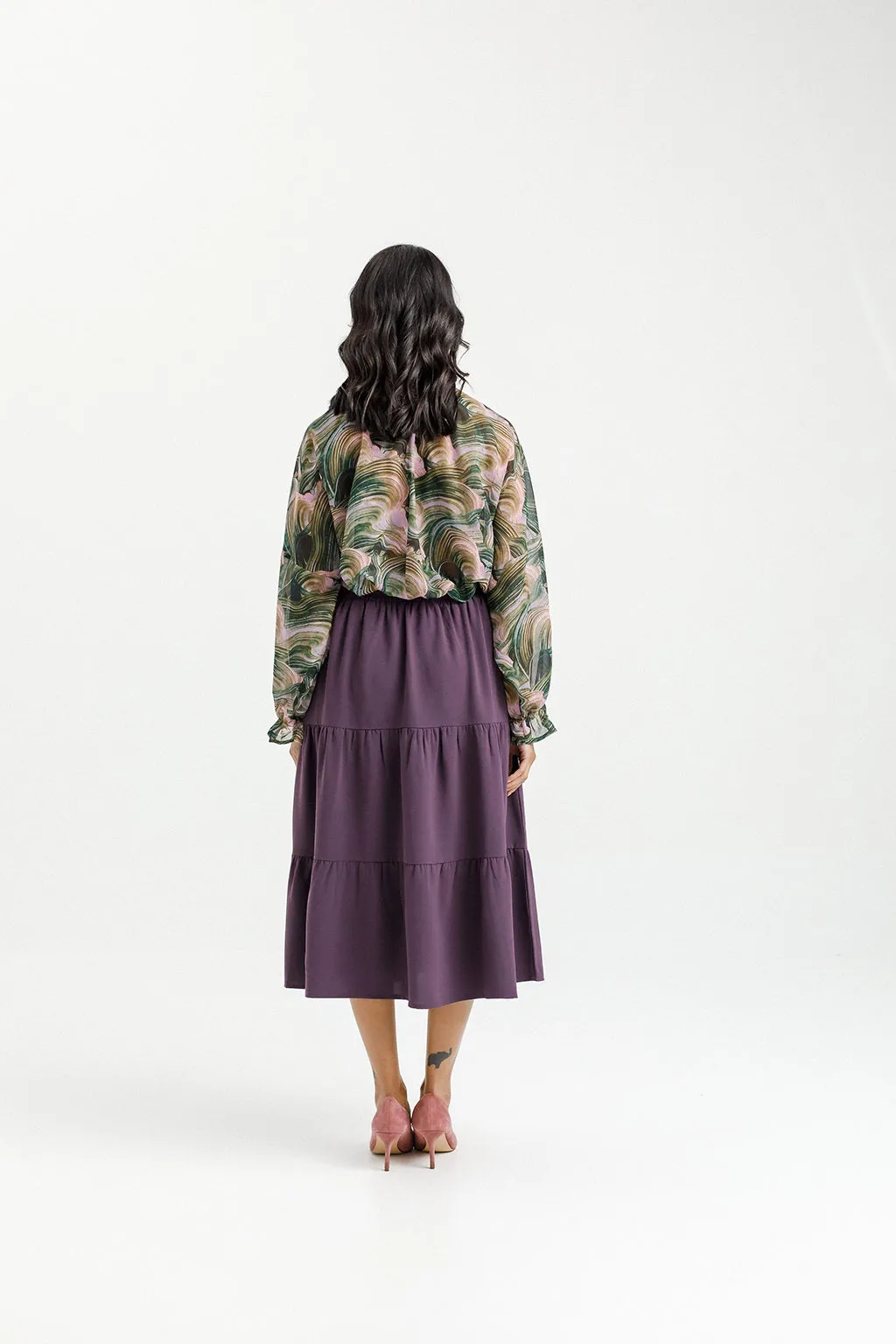 Homelee Lexi Skirt - Plum