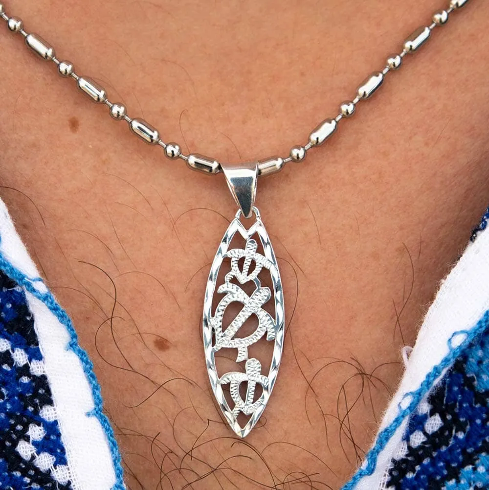 Honu Surfboard Pendant