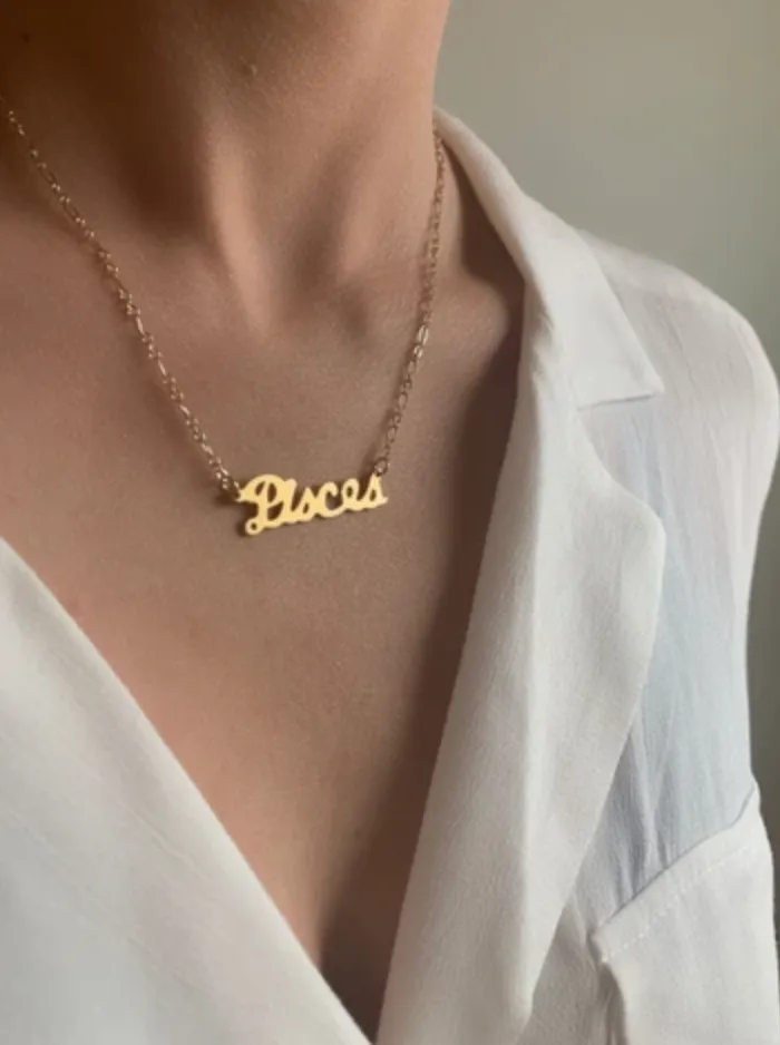 Identity Horoscope Necklace - Final Sale 50% off