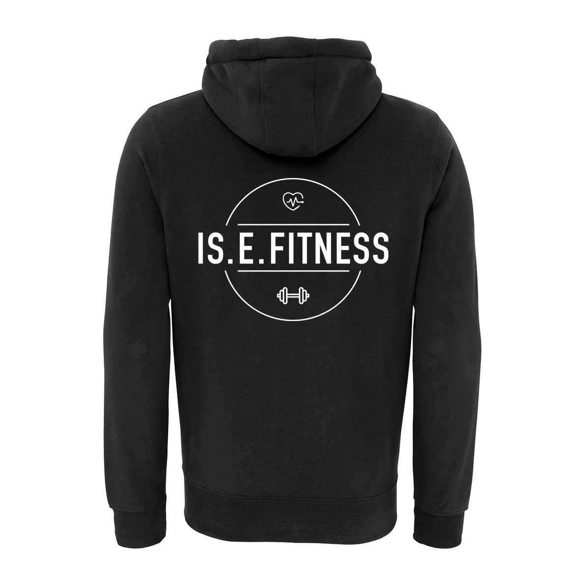 IS.E.FITNESS Fleece Lined Zip Up Hoodie - Wholesale