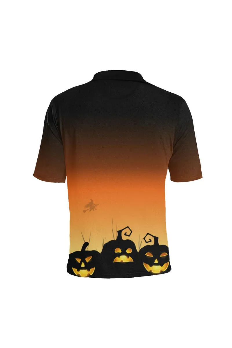 Jack O Lantern Men's Polo Shirt