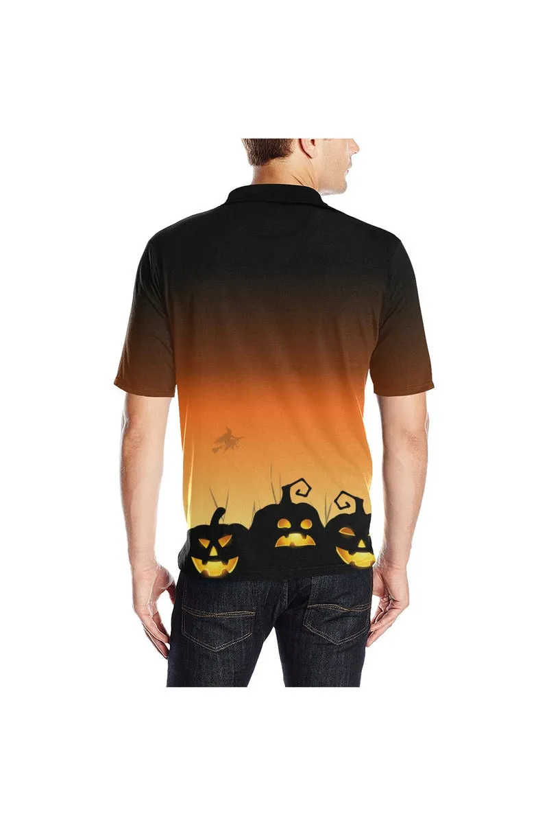 Jack O Lantern Men's Polo Shirt