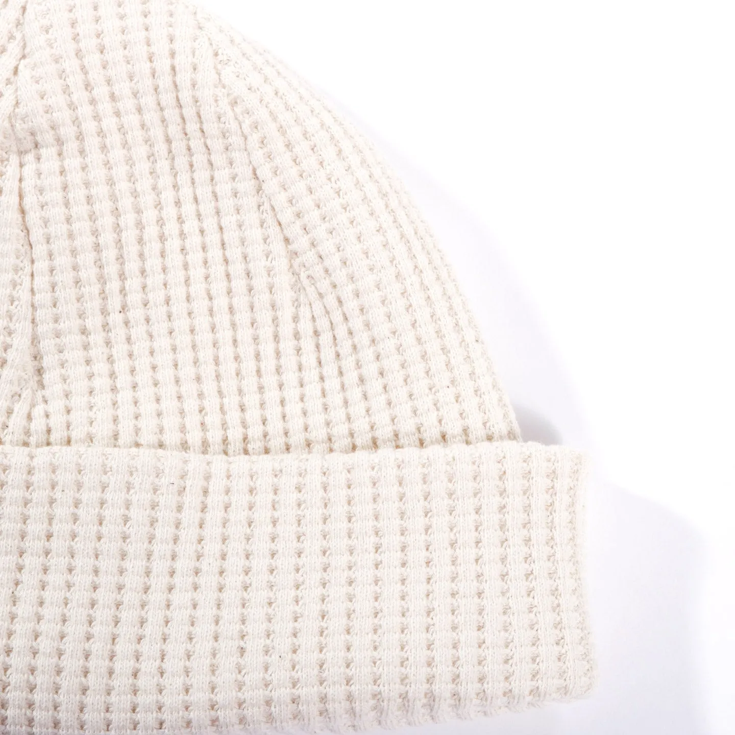 JACKMAN WAFFLE KNIT CAP IVORY