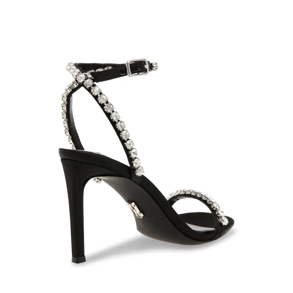 Jazzy Belle Sandal BLACK SATIN