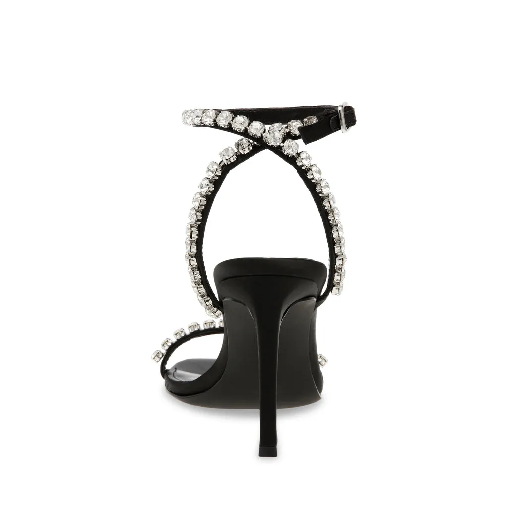 Jazzy Belle Sandal BLACK SATIN