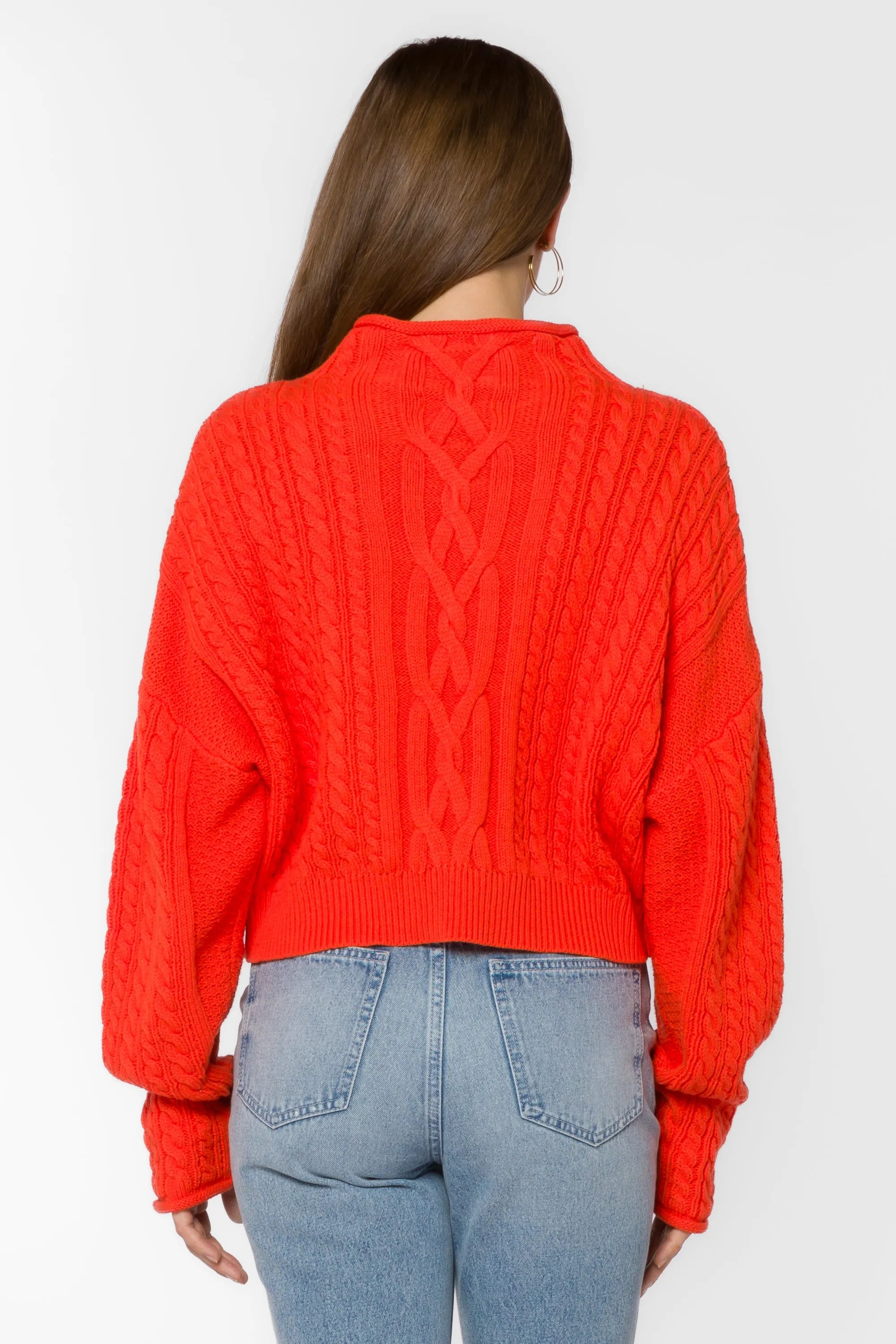 Jennevie Orange Sweater