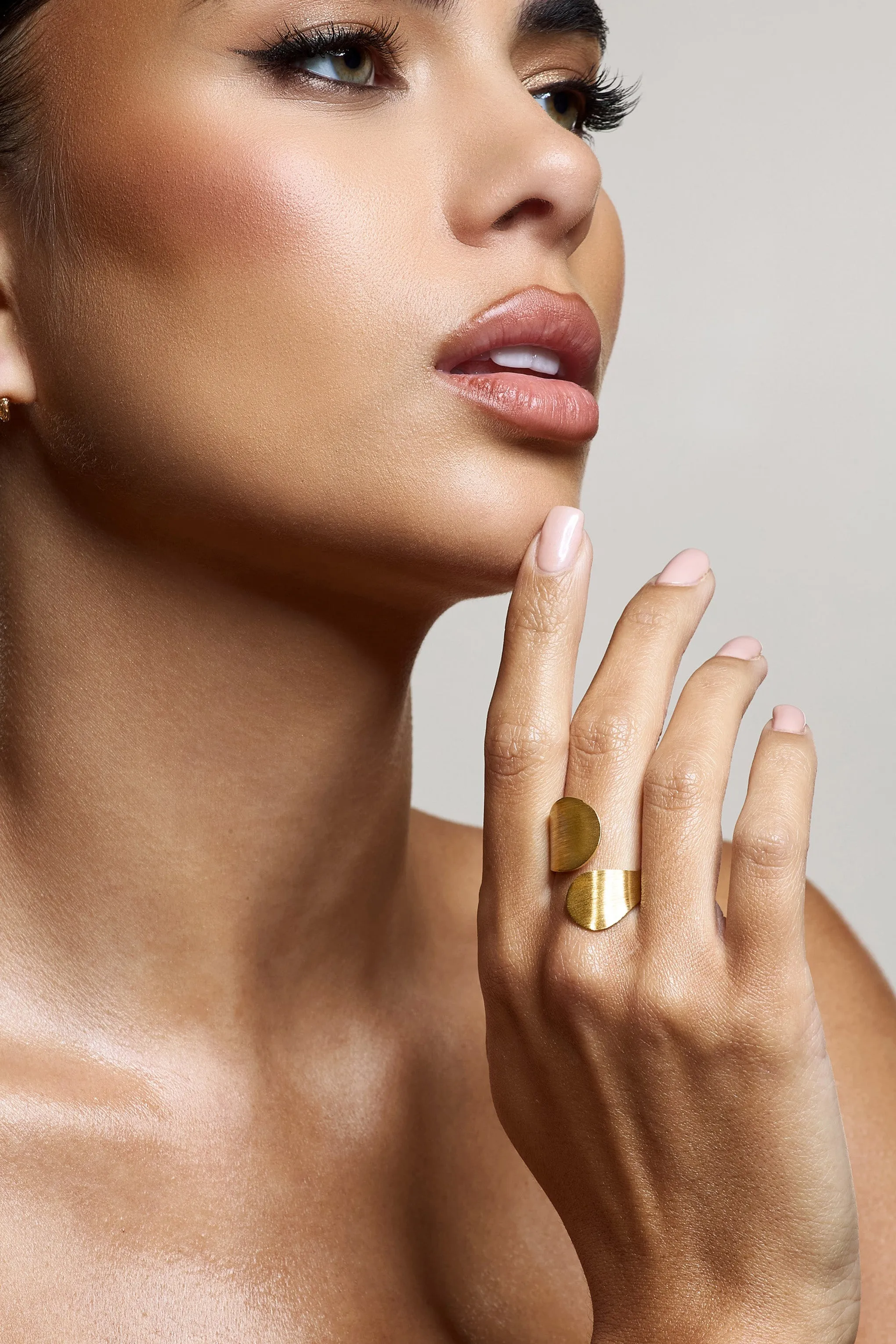 Jovie | Gold Crossover Ring