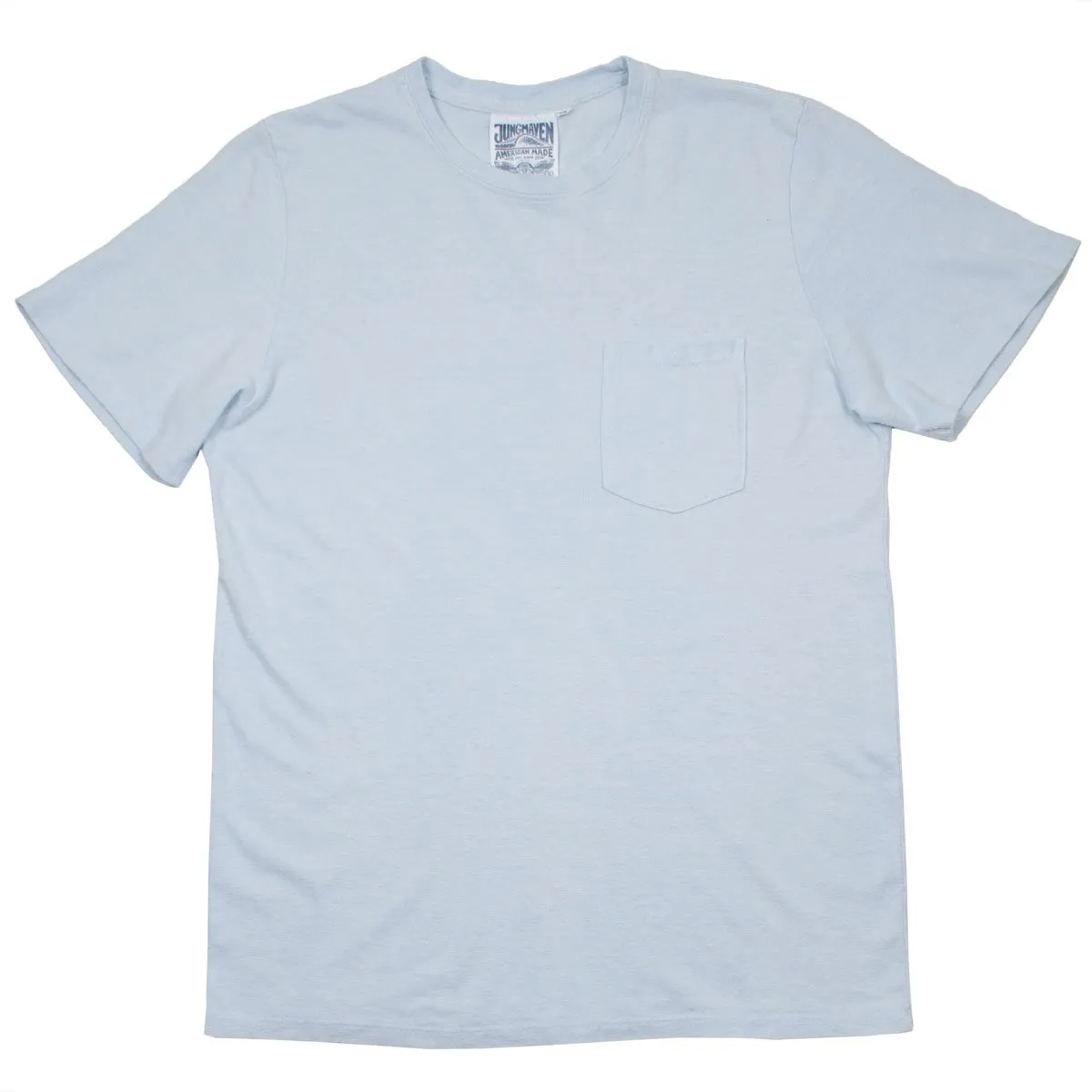 Jungmaven - Baja Pocket Hemp T-shirt 55/45 (7 oz) - Sky Blue