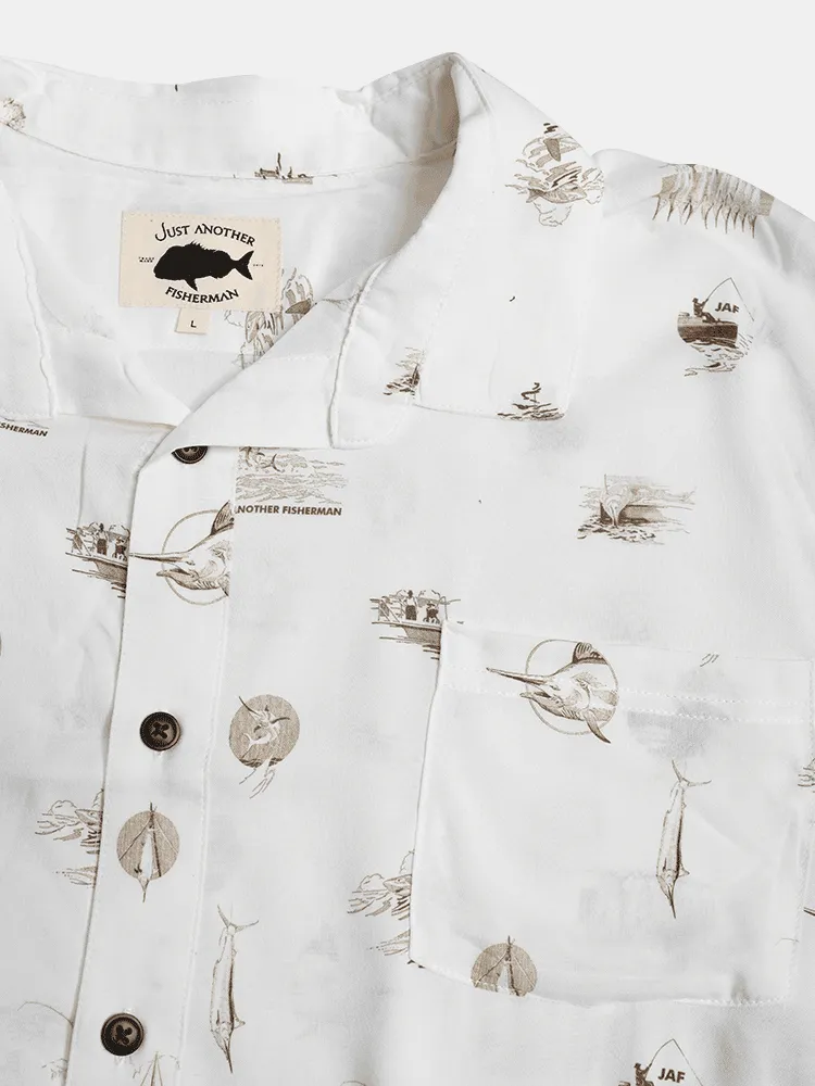 Just Another Fisherman Coastal Vintage SS Shirt - Natural