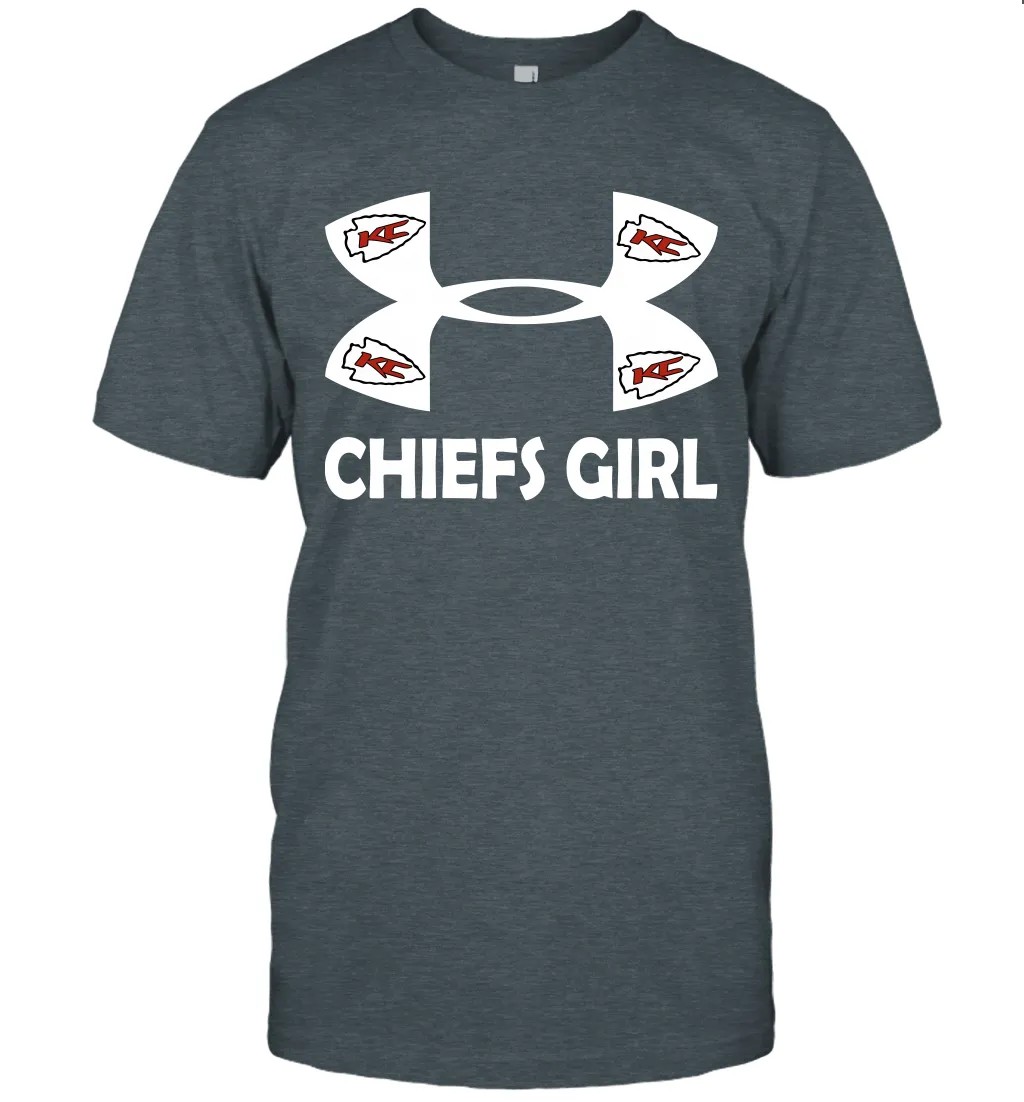 Kansas City Chiefs Girl Under Armour Football T-Shirt