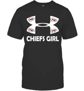 Kansas City Chiefs Girl Under Armour Football T-Shirt