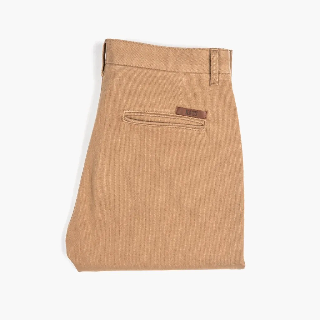 Kato Axe Slim Fit Chinos | Khaki