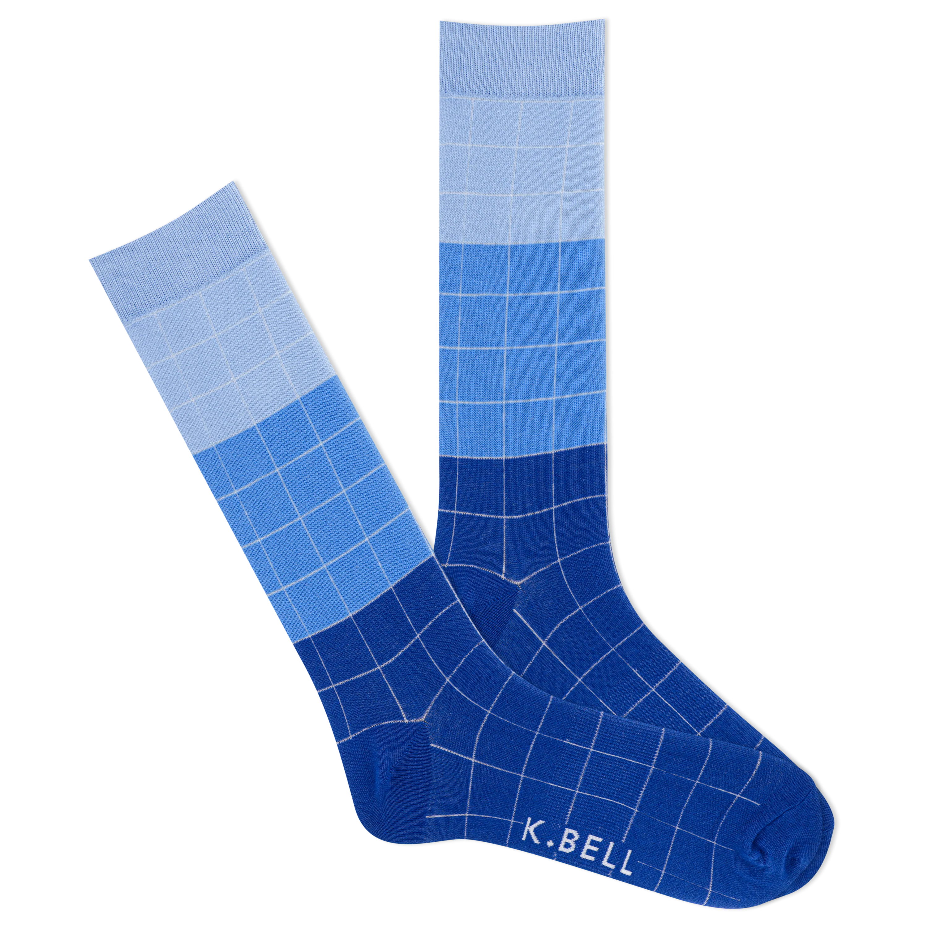 K.Bell Men's Pool Tiles Crew Sock