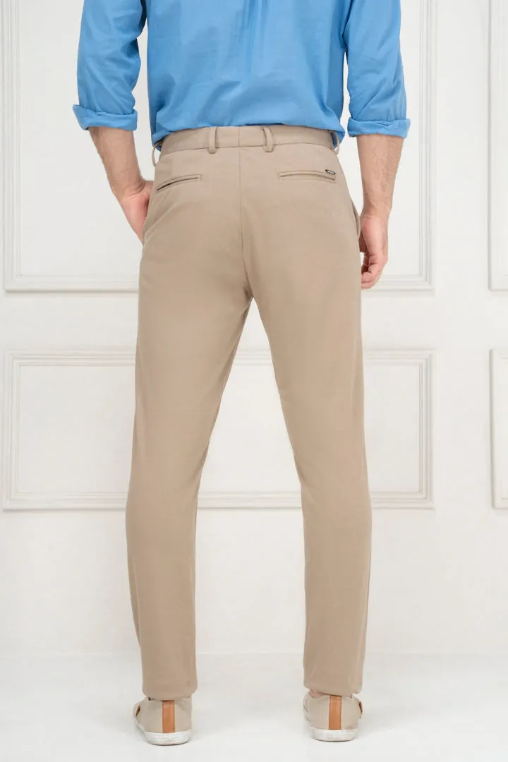 Khaki Power Stretch Slim Fit Pants