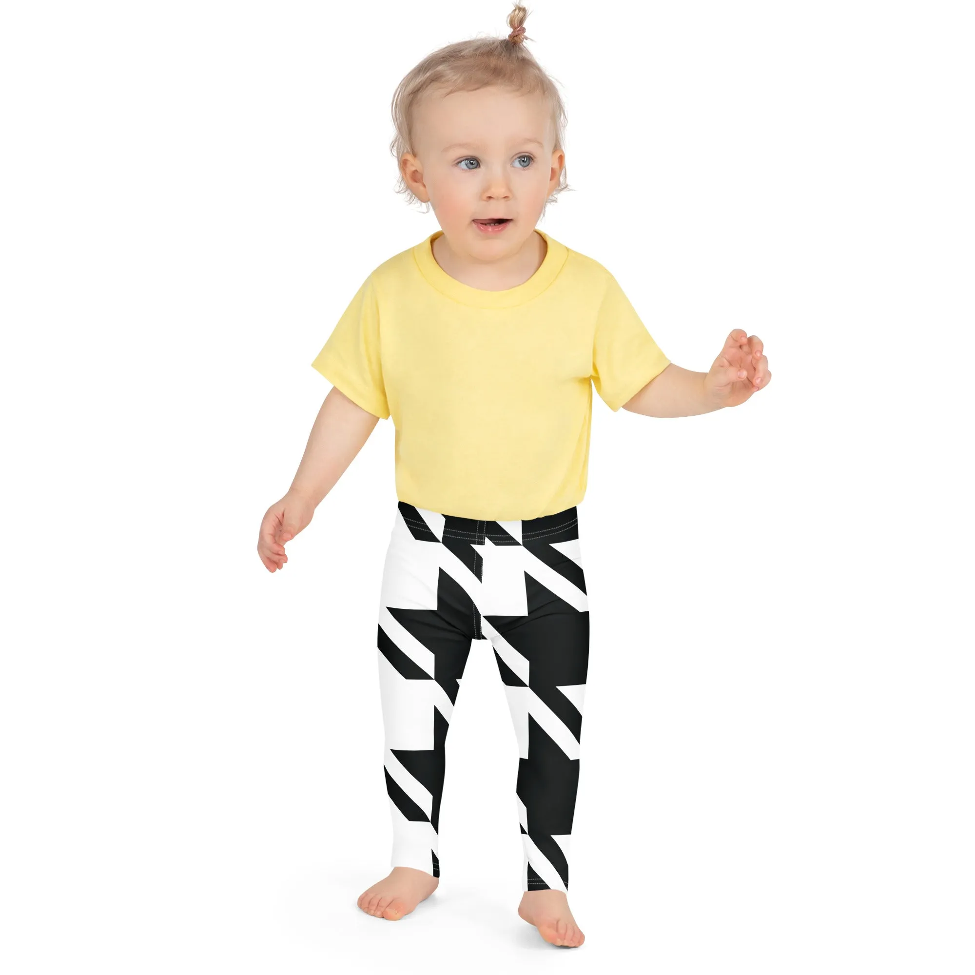 Kids' Girls Houndstooth Yoga Pants Leggings