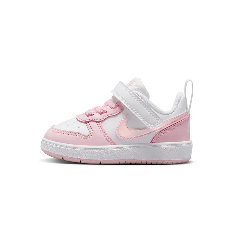 Kid's Toddler Court Borough Low Recraft White/Pink Foam