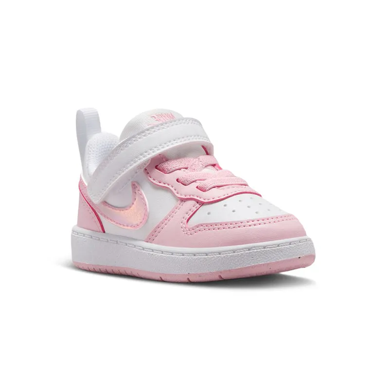 Kid's Toddler Court Borough Low Recraft White/Pink Foam