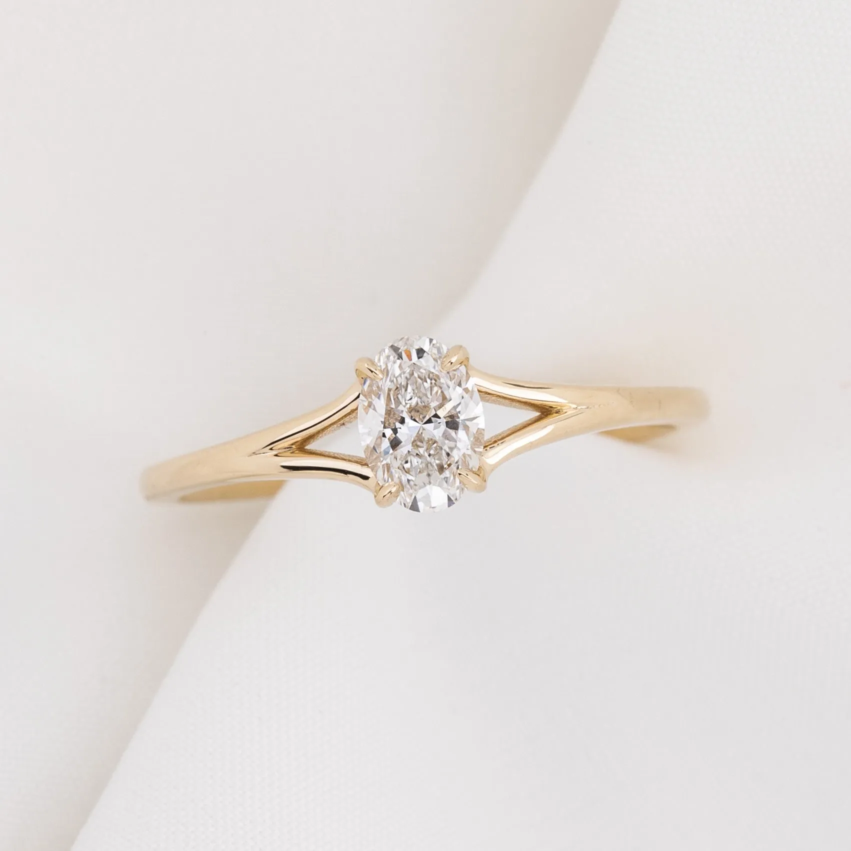 Kylie Ring 0.44ct Diamond, 14k Yellow Gold