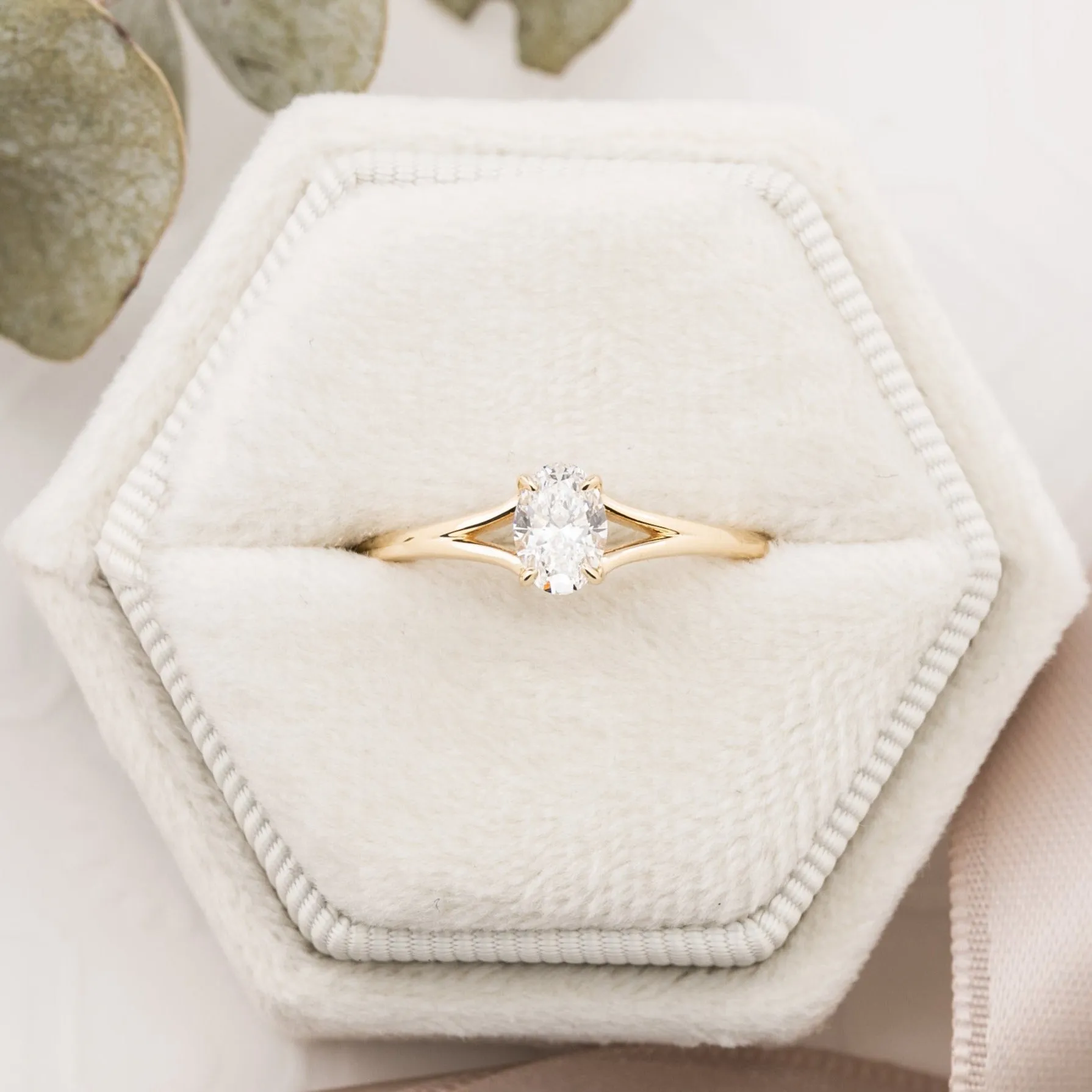 Kylie Ring 0.44ct Diamond, 14k Yellow Gold