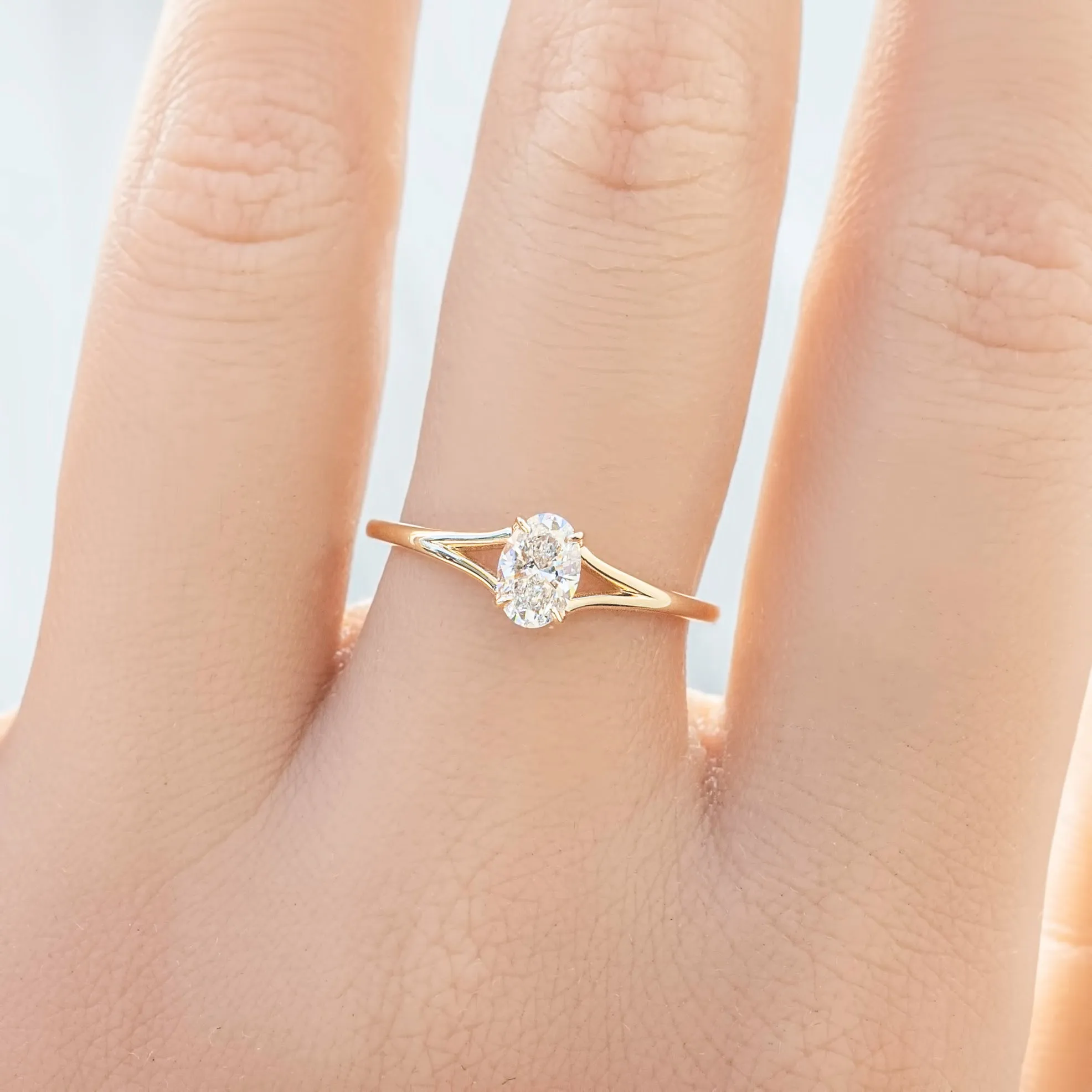 Kylie Ring 0.44ct Diamond, 14k Yellow Gold