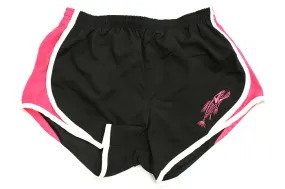 Ladies Bowfishing Short -Black/Hot Pink Velocity Short