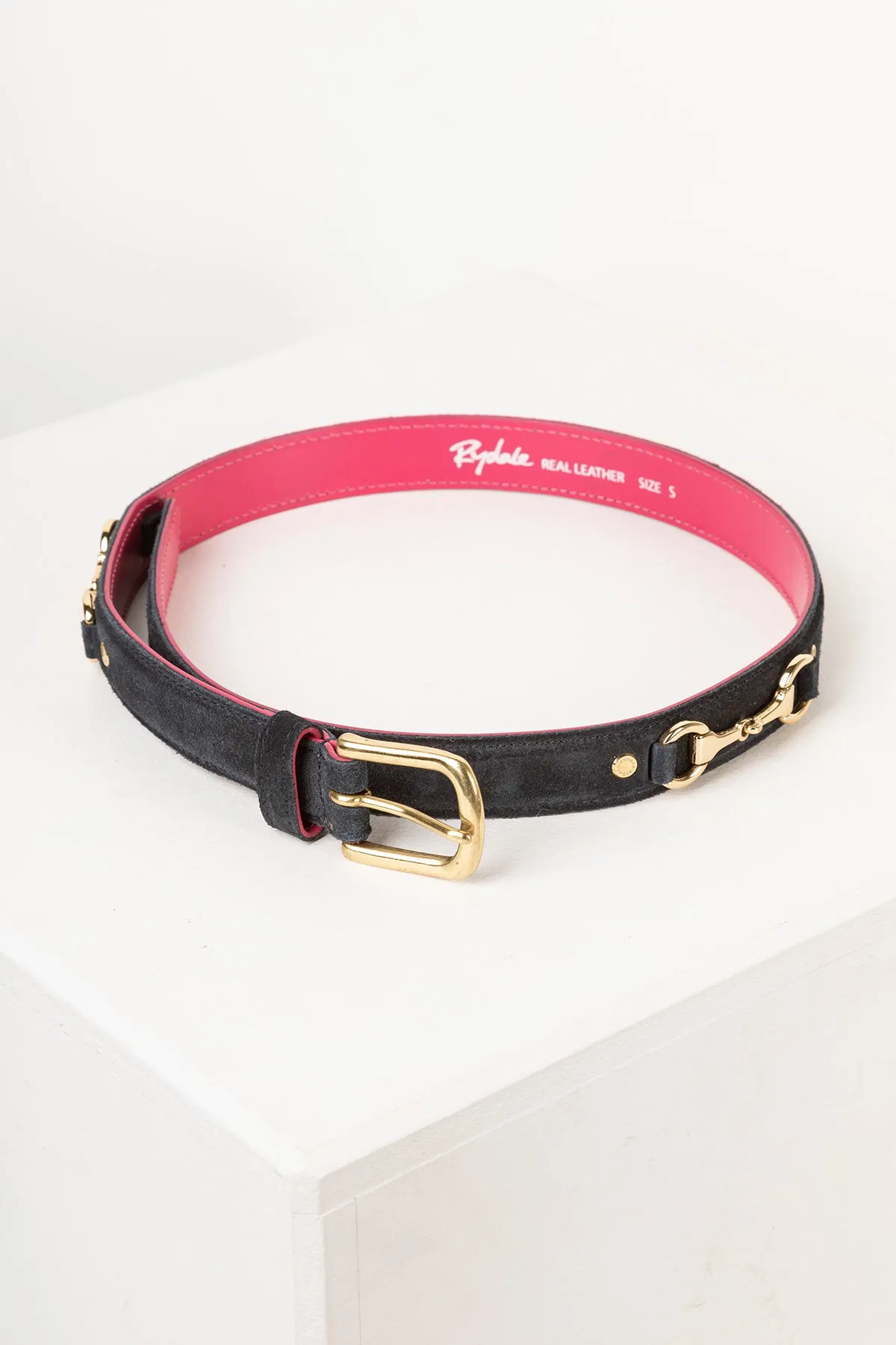 Ladies Suede Snaffle Belt