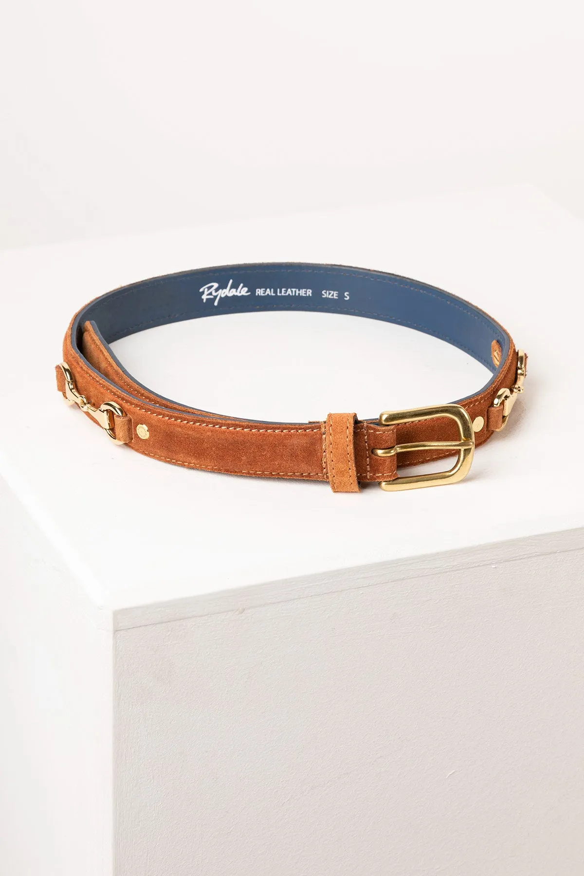 Ladies Suede Snaffle Belt