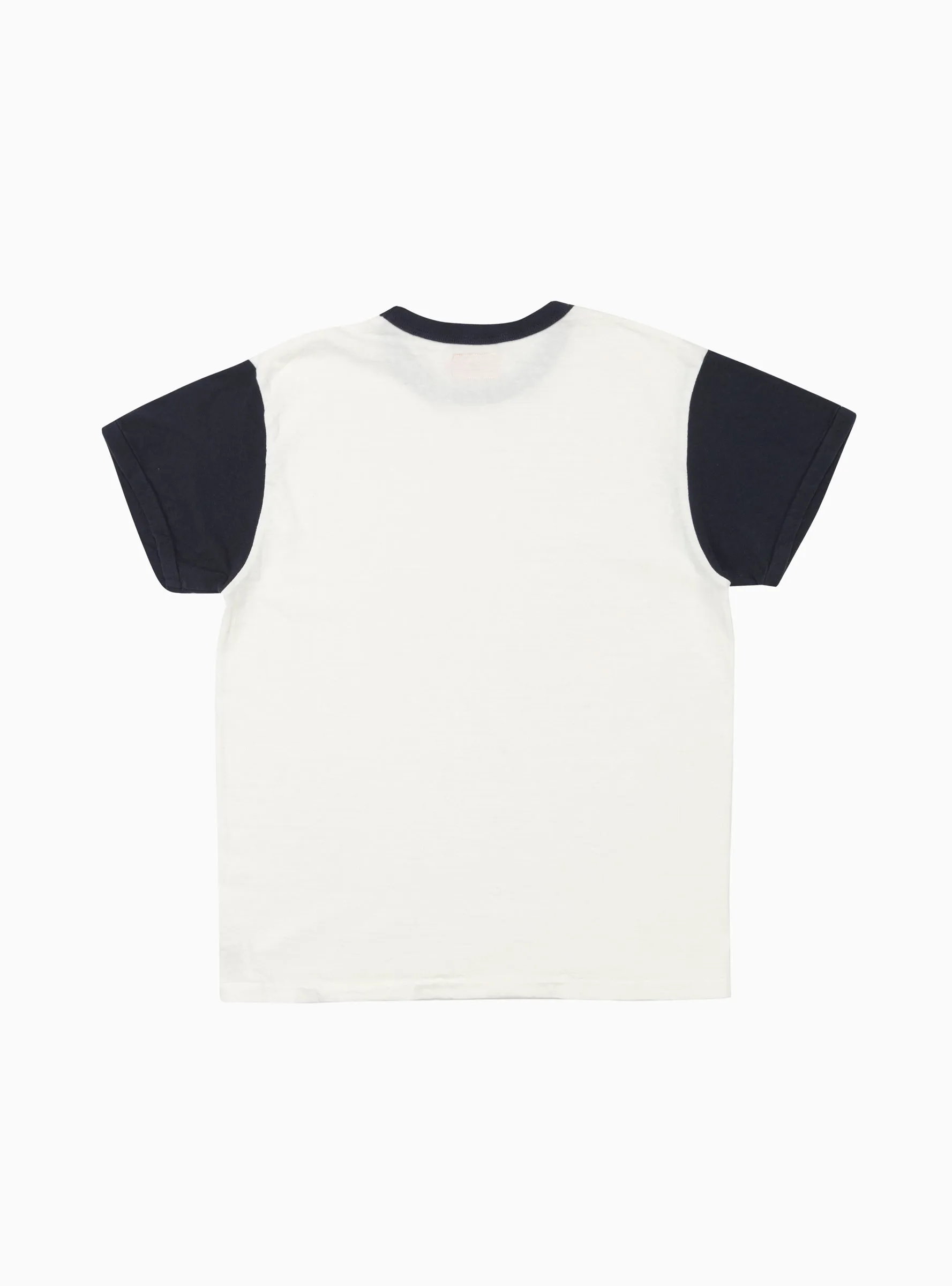 La'ie T-shirt Off White & Dark Navy