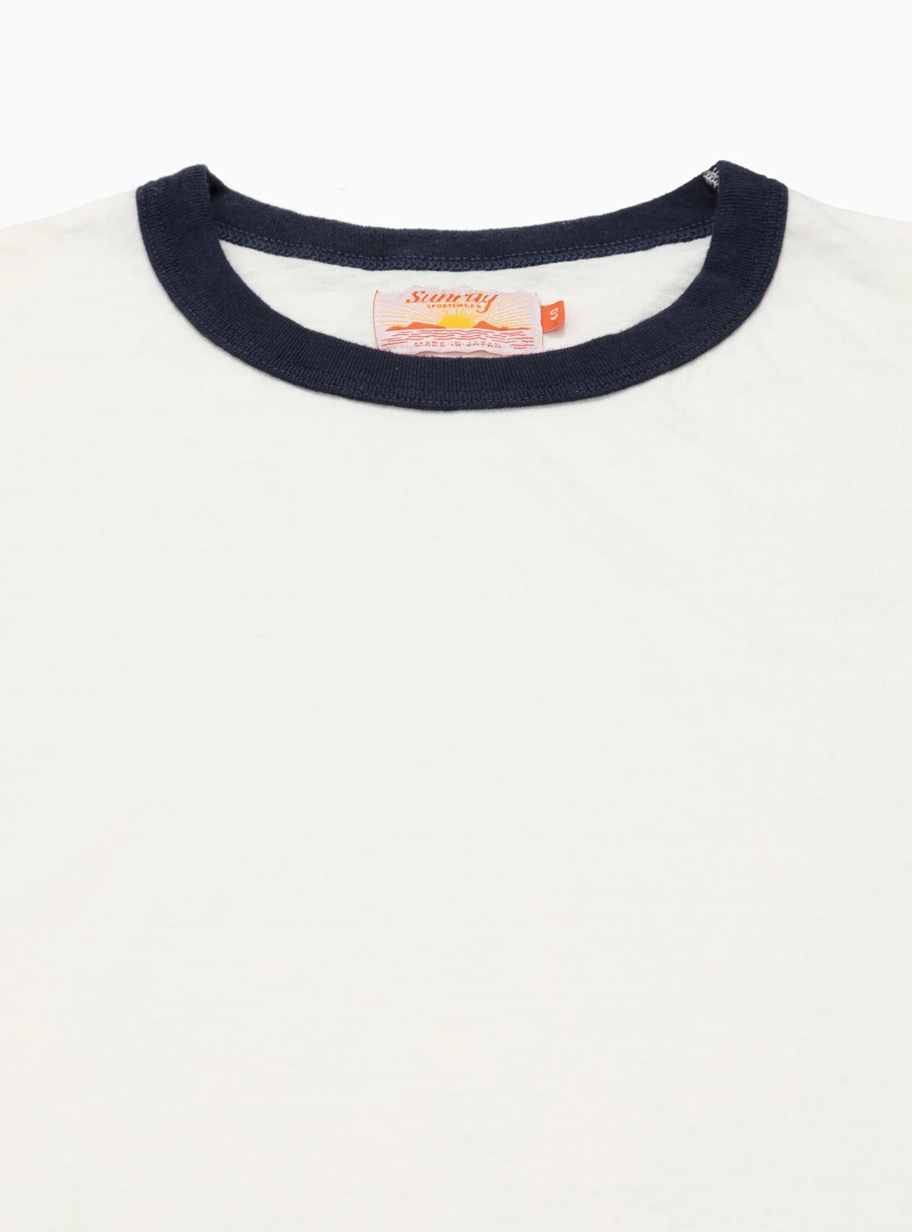 La'ie T-shirt Off White & Dark Navy